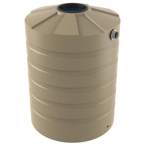 18709 - Tanks - Bushmans 1500L Round Water Tank - Beige - Austral Ag