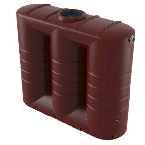 18687 - Tanks - Bushmans 3000L Slimline Water Tank - Heritage Red - Austral Ag