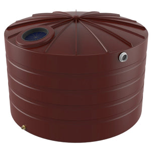 18726 - Tanks - Bushmans 4000L Domed Squat Water Tank - Heritage Red - Austral Ag