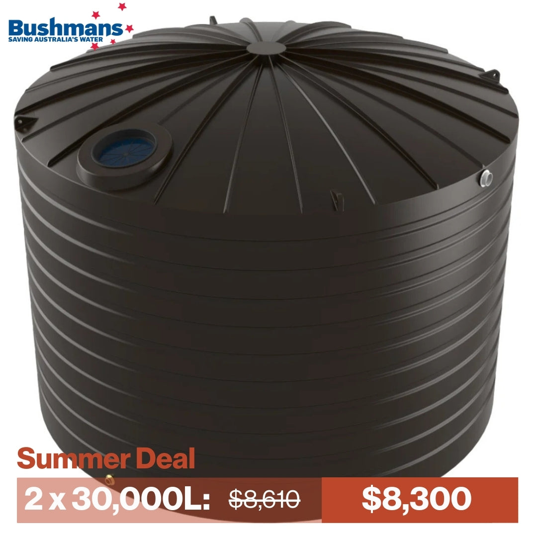 30,000L Domed Round Water Tank