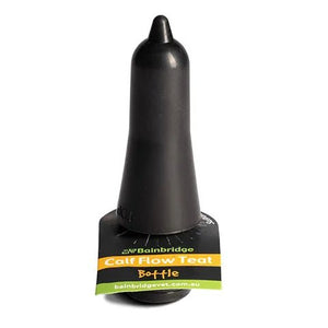 15346 - Livestock - Calf Flow Teat Bottle 1 Pk - Black - Austral Ag