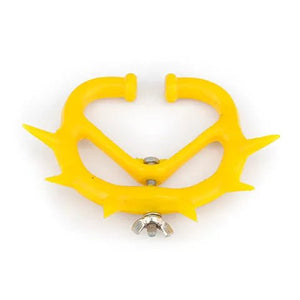 12984 - Animal Health - Calf Weaner Nose Ring - Medium - Yellow - Austral Ag