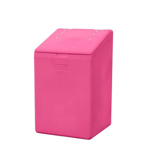 16083 - Livestock - Chaff Bin with hinged lid - Pink - Austral Ag