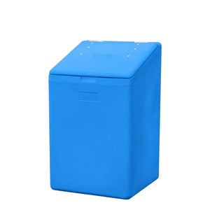 16056 - Livestock - Chaff Bin with hinged lid - Blue - Austral Ag