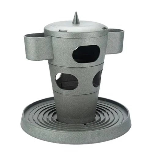 18525 - Animal Accessories - Chicken Snack & Feed Tower - Recycled Plastic Playground Chook Toy - Austral Ag