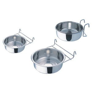 14535 - Animal Accessories - Coop Cup Stainless Steel with Hook Holder - 300ml - Austral Ag