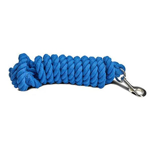 11329 - Animal Accessories - COTTON LEAD ROPE - Blue - Austral Ag