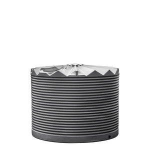 16740 - Tanks - Crown Force Corrugated Tank 7,000L - Dark Grey - Austral Ag