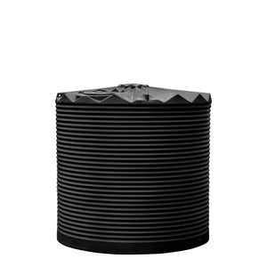 16763 - Tanks - Crown Force Corrugated Tank 9,000L - Black - Austral Ag