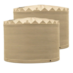 DEAL27KX2DH- Tanks-2 x 27,000L Rainwater Tanks-Desert Haze (Sandbank™) - Austral Ag