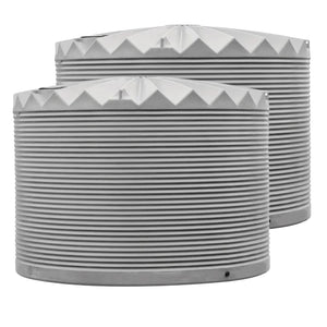 DEAL27KX2GG- Tanks-2 x 27,000L Rainwater Tanks-Gull Grey (Shale Grey™) - Austral Ag