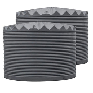 DEAL27KX2IS- Tanks-2 x 27,000L Rainwater Tanks-Metal Grey (Ironstone™) - Austral Ag