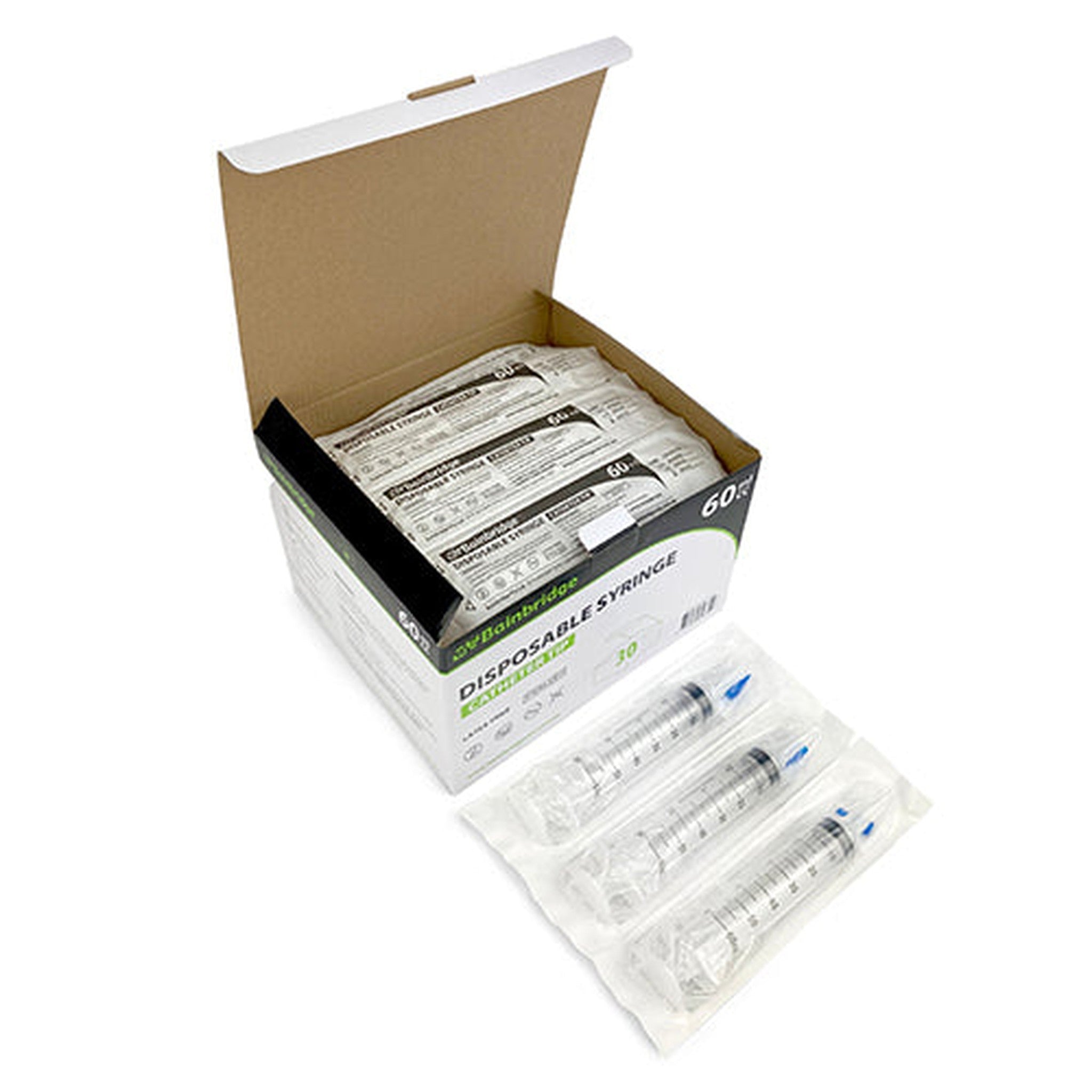 14989 - Animal Health - Disposable Syringes Catheter Tip - 60ml - 30 Pk - Austral Ag