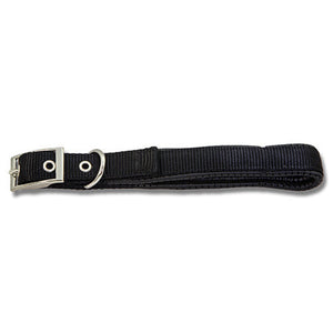 13937 - Animal Accessories - Dog Collar with Padding & Nylon Webbing - Black - 65cm - Austral Ag