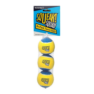 Dog Toy - Squeak Squad - Tennis Balls - 3Pk - Animal Accessories - Austral Ag