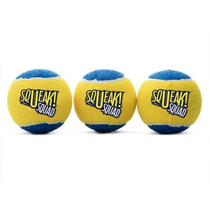 Dog Toy - Squeak Squad - Tennis Balls - 3Pk - Animal Accessories - Austral Ag