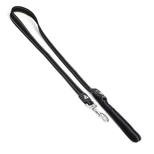 14221 - Animal Accessories - Double Layer Reflective Mesh Cafe Lead - Black - 2.5cm x 120cm - Austral Ag