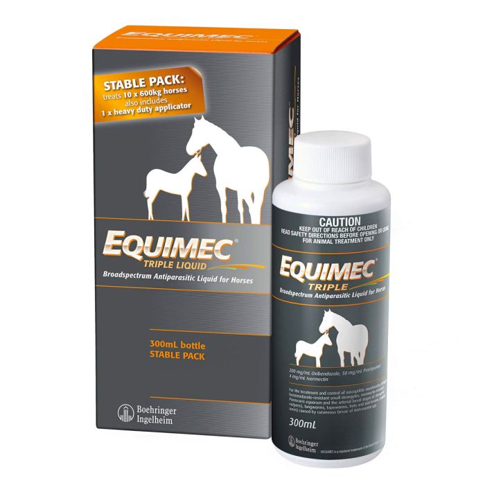 10182 - Animal Health - Equimec Triple Liquid for Horses - 300ml - Austral Ag