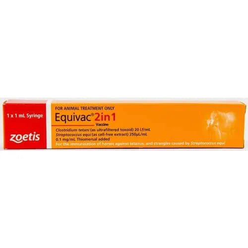 Equivac 2 in 1 Strangles and Tetanus - 1ml - Animal Health - Austral Ag
