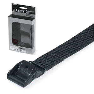 13424 - Hardware - Fasty Transport Strap 2 pack - Black - 350cm - Austral Ag