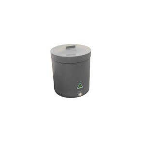 18007 - Animal Accessories - Feed Grazer Bin + Lid WITHOUT Inserts - Grey - Austral Ag