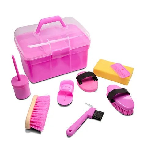 15360 - Animal Accessories - Filled Grooming Kit For Kids - Pink - Austral Ag
