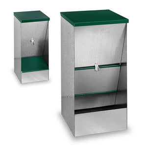 14328 - Animal Accessories - Galvanised Dog Feeder Self Feeder - Large - Austral Ag