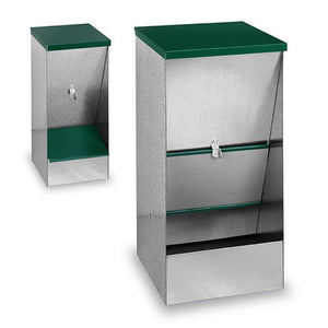 14327 - Animal Accessories - Galvanised Dog Feeder Self Feeder - Small - Austral Ag