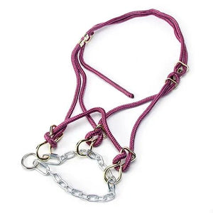 13088 - Animal Accessories - Hackamore Halter Bull - Maroon - Austral Ag