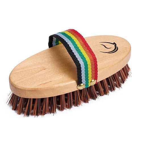 Hard Bristle Brush with Strap - Animal Accessories - Austral Ag
