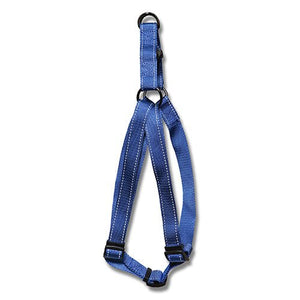 14171 - Animal Accessories - Harness Webbed Adjustable w Reflective Strips - Blue - 51 - 70cm - Austral Ag