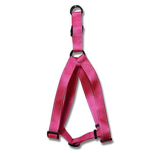 14175 - Animal Accessories - Harness Webbed Adjustable w Reflective Strips - Pink - 51 - 70cm - Austral Ag