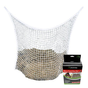 11405 - Animal Accessories - Hay Net Dual Anchor - White - Medium - Austral Ag