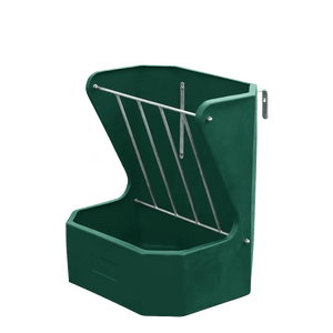 16174 - Livestock - Hayrack with Feed Bin no lid - Green - Austral Ag