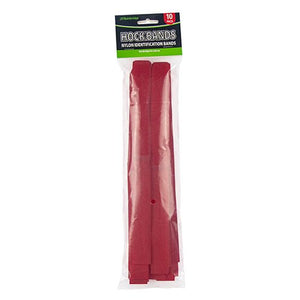 18585 - Livestock - Hock Bands Nylon 10 Pk - Red - Austral Ag