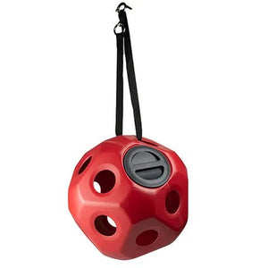 18595 - Animal Accessories - Horse Toy Slow Feed Ball - Red - Austral Ag