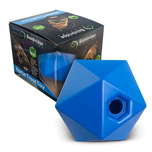 11397 - Animal Accessories - Horse Toy Treat Ball - Blue - Austral Ag