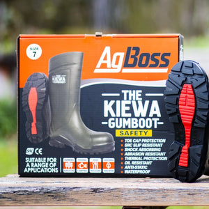 18365 - Hardware - KIEWA Safety Gumboot S4 - Size 3.5 - Austral Ag