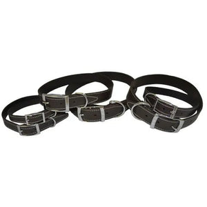 14249 - Animal Accessories - Leather Collar Traditional - Brown - 65cm - Austral Ag