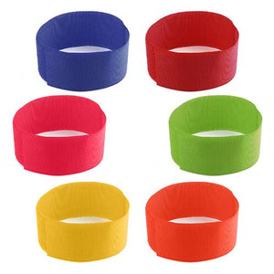 12807 - Livestock - Leg Band Nylon Hook & Loop 10 Pk - Red - Austral Ag