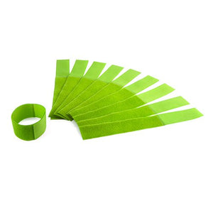 12804 - Livestock - Leg Band Nylon Hook & Loop 10 Pk - Green - Austral Ag