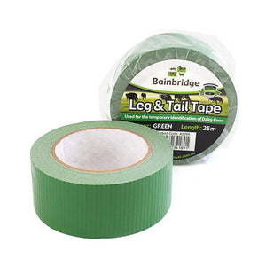 12799 - Livestock - Leg & Tail Tape - 25m - Green - Austral Ag