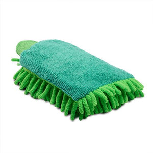 15367 - Hardware - Microfibre Grooming Mitt - Green - Austral Ag