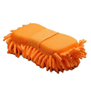 15375 - Hardware - Microfibre Sponge With Fingers - Orange - Austral Ag