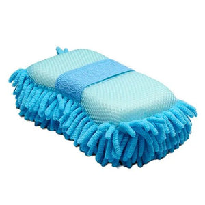 15373 - Hardware - Microfibre Sponge With Fingers - Blue - Austral Ag