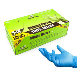 12868 - Animal Health - Milking Gloves Long & Thick - Small - Austral Ag