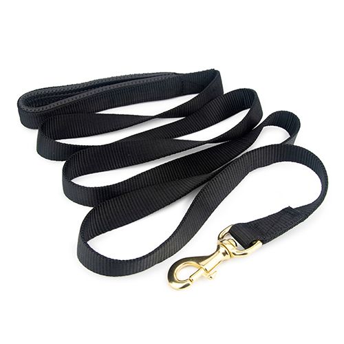 13117 - Animal Accessories - Nylon Lead Black - Austral Ag