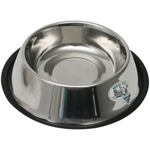 10283 - Animal Accessories - Pet Bowl Stainless Non tip / - 17cm - 900ml - Austral Ag