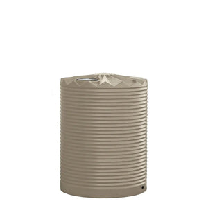 17412 - Tanks - Poly Rainwater Tank 4,500L - Beige - Austral Ag