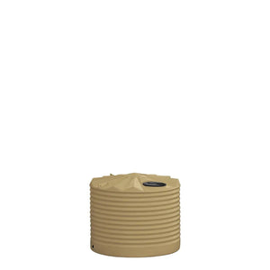 17302 - Tanks - Poly Rainwater Tank Low Profile 1,100L - Wheat - Austral Ag